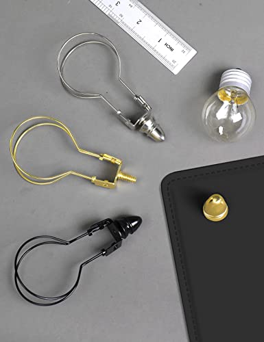 image for GIGIVOSHA Lamp Shade Harp Holder Adapter kit - Clip on Lampshade Light