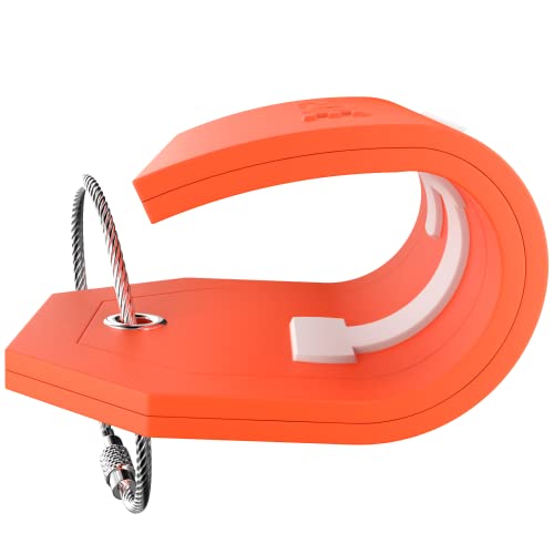 Image of Initial Luggage Tag with Full Privacy Cover and Stainless Steel Loop - (Letter L)