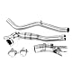 aqxreight Motorrad-Auspuffkrümmer-Set Vorne, Edelstahl, XADV 750 2017–2020