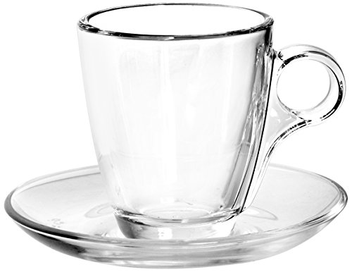 Pasabahce Set 6 Tazzine Marocchino con Piatto Cherie 13 Preparazione Arredo Tavola, cl