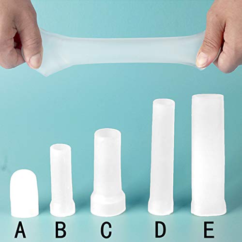 JSSMATE Penis Extender/Bahre Ersatz Comfort Sleeves, Silikon Eichel Protector Cap für Penisvergrößerung (3pc C 10cm x 4.0cm, 3pc C 10cm x 4.0cm) - Image 3