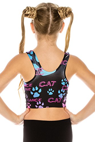 Kurve Kids Sublimation Crop Top (One Size Fits Most, Age 4 to 7) -Made in USA-3