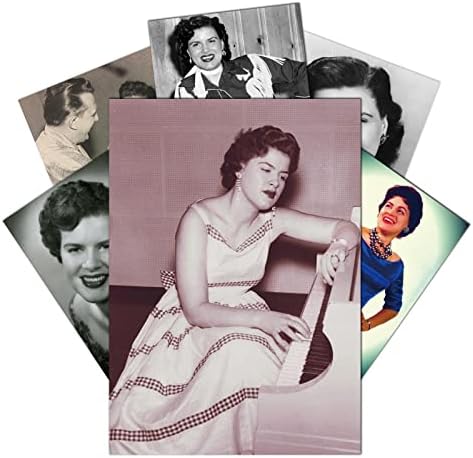 JIZAKE Patsy a Cline Poster, Room Wall Art Set of 6, Print Painting Poster For Living Room Bedroom Decor, Student Dormitory Art Wall Singer Poster, 10×14inch-No Framed