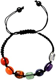 NA Healing Crystal Bracelet 7 Chakra Stone Bead Lucky Natural Gemstones Braided Bracelet for Men Women Reiki Yoga