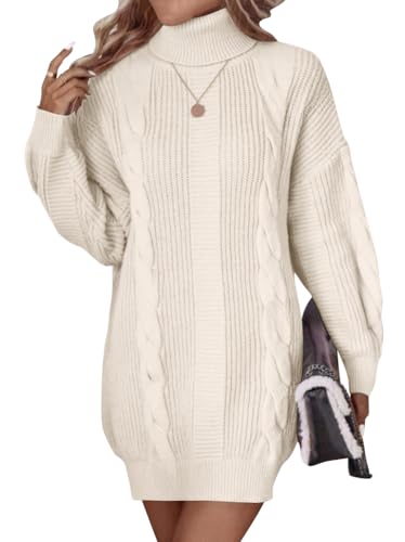 Robe courte décontractée manches longues pour rester au chaud sans renoncer au style