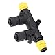 Für NMEA 2000 2-Port-T-Stecker, T-Stecker Für Lowrance Simrad B&G & Navico Networks, 5-poliger Wasserdichter IP67-Backbone-Abzweigkabel-T-Stecker, Marine-Netzwerkzubehör