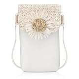 Exquisites äußeres Design - Es handelt sich um eine Brieftasche mit modischem Effekt. Die Umhängetasche für Frauen mit verstellbarem Riemen kann als Umhängetasche, Handytasche, Handtasche und Handtasche getragen werden.