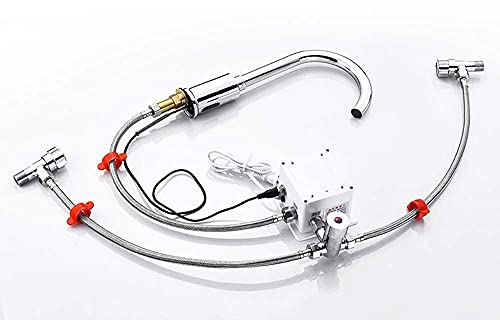 Grifo inteligente de cobre con sensor infrarrojo sin contacto y caja de control 5