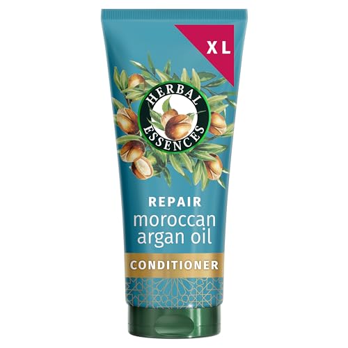 Herbal Essences Repair Moroccan Argan Oil Conditioner 350ml for Damaged Hair. Intense Nourishment for Softer Smoother Hair. With Pure Argan Oil. Vegan and Cruelty Free