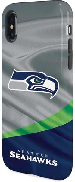 Skinit Pro Phone Case Compatible with iPhone X - Officially Licensed NFL Seattle Seahawks Design