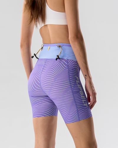 Short de compression FlipBelt Trail Running femme noir
