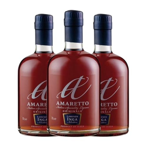 Amaretto Inga Piedmont Botella Medium 50 cl (Caja de 3 Botella Medium de 50 cl)