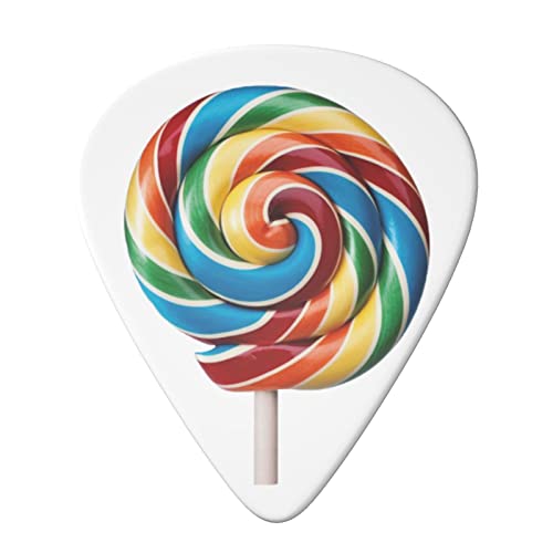 Lollipop Lot de 6 médiators pour guitare acoustique, guitare électrique, basse, ukulélé – fins, moyens et épais - Les Beatles, Paul McCartney, John Lennon, RIngo Starr, George Harrison Lollipop Lot de 6 médiators pour guitare acoustique, guitare électrique, basse, ukulélé - fins, moyens et épais – Image 4