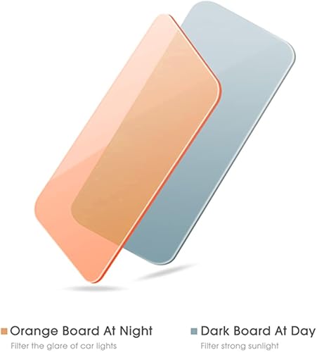 Miniatura 9 de Visera solar antirreflejante para automóvil, parasol universal 2 en 1 y visión nocturna, visera antideslumbrante para conducción, niebla, sol y nieve