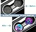 Rawan Car Cup Holder Coaster, 2PCS Cute Cartoon Car Coasters for Cup Holder Universal Auto Anti Slip Insert Coaster Car Assecories for Women Men,Cute Car Interior Accessories (E)