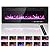Zionheat 50 inches Electric Fireplace-Wall Fireplace for Living Room-Fireplace Freestanding/Inserts/Wall Mounted with Remote Control, Timer, Dimmer, 12 Flame Colors, 750/150W, Ultra Thin