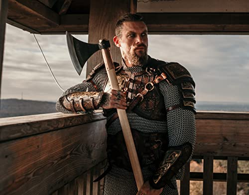 Image of Norse Tradesman Broad Dane Axe, 8.5 in Carbon Steel Blade, 5 ft Haft
