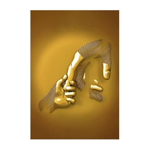 3D Love Heart Canvas Wall Art Cover