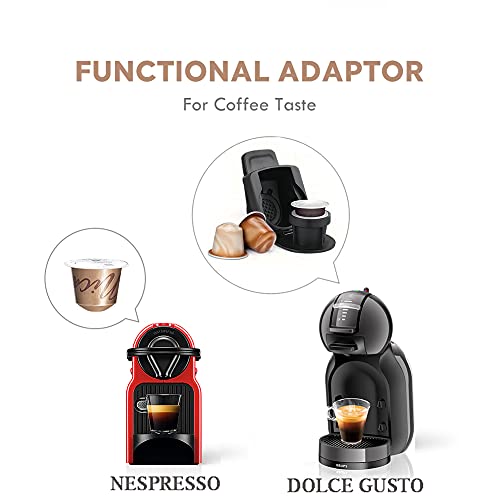 Image of Sesama Converter for Dolce Gusto Machine to Brew Nespre**so Coffee Pod,Adapter from Compatible with:Dolce EDG606; EDG466 Genio2 ; EDG305 Mini Me EDG455TEX1 Melody