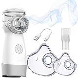 Alpenstern® Inhalationsgerät elektrischer Inhalator I Inhaliergerät für Erwachsene, Kinder und Babys bei Erkältung, Schnupfen & Allergie I Nebulizer Ultraschall Vernebler