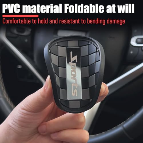 Portavasos para coche con base antideslizante 7 cm blanco negro miniatura 3