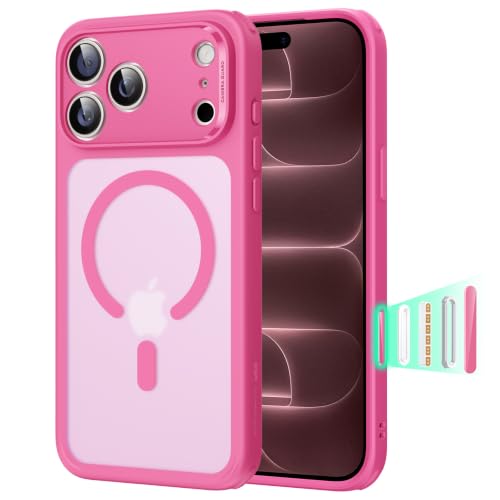 ESR Classic Hybrid for iPhone 18 Pro Max/17 Pro Max Case, Frosted Pink