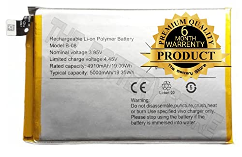 Image of THE BATTERY STORE Original Battery B-08 for vivo Y52s /V2057A /B-08 Battery with 6 Month Warranty and High Capacity Battery Backup(for B-08)