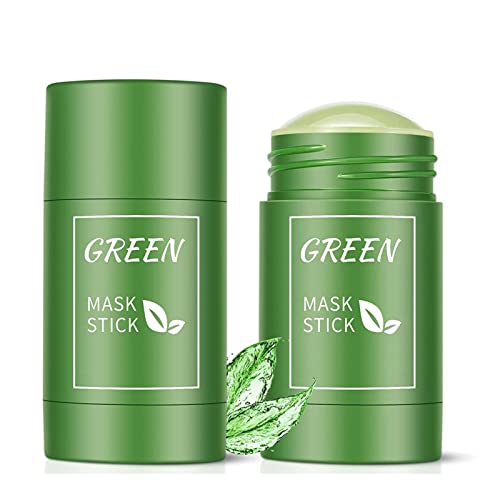 Reetata Green Tea Mask Stick, Green Tea Purifying Clay Stick Mask, Poreless Deep Cleanse Mask Stick, Green Mask Stick for Blackh