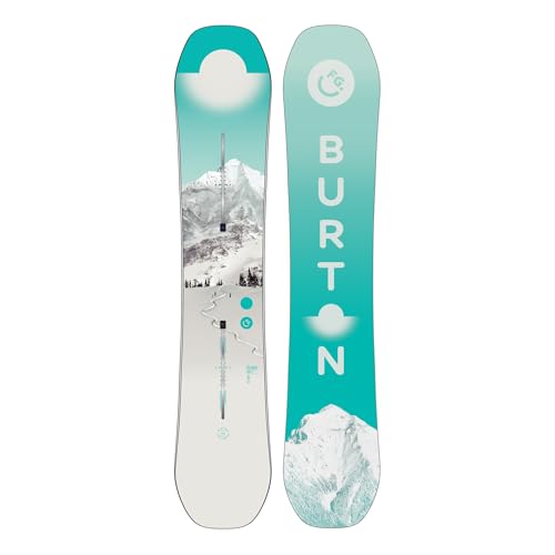 Women's Burton Feelgood Flying V Snowboard, 146cm, First Tracks