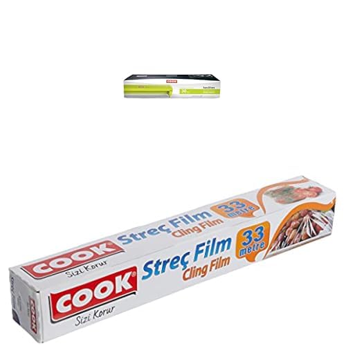 Cook Bas Kes Streç Kesici Beyaz + 60 Metre Yedek Film