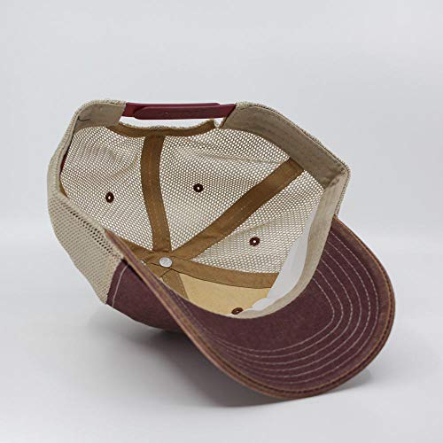 Image of The Vintage Year Distressed Cotton Unstructured Soft Mesh Breathable Adjustable Dirty Wash Dad Hat Trucker Baseball Cap