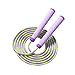 Zxpjkyu Jump Rope Skipping Rope Children Portable Calorie Non Slip Handles Adjustable for Exercise Workout Sports Indoor Outdoor, Purple