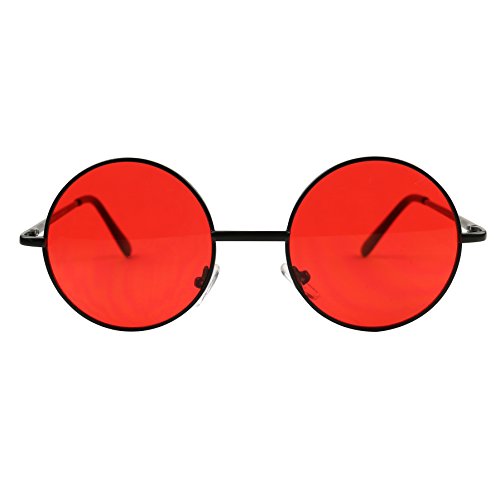 ShadyVEU Retro Round Style 70s Sunglasses Colorful Tint Groovy Hippie Mens Womens Shades4