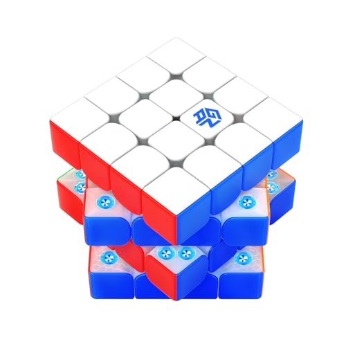 GAN 460 M SP, 4x4 Speed Cube 112 Magnets Speedcube Dual-Layer Structures Lightweight 110g Magnetic Puzzle Fidget Toy for Kids Adults, Frosted Version
