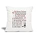 Spreadshirt Meine Tochter Geschenk Liebeserklärung Mama Sofakissenbezug 44 x 44 cm, Naturweiß