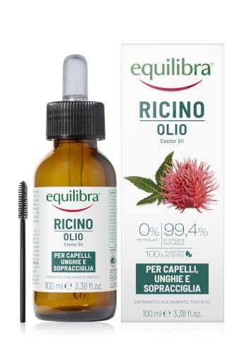 Equilibra Olio di Ricino da Spremitura a Freddo, Castor Oil, 100 ml