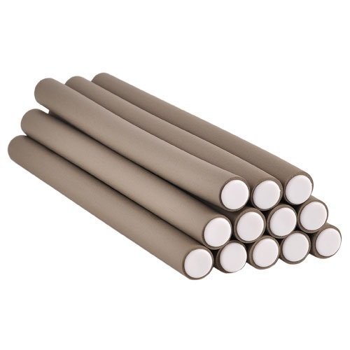 Annie Soft Twist Rollers, Gray, 12 Count, Style your hair, curls, perm, rods, hair style, perfect for styling, soft rollers, flex rods, stylist, hair stylist, salon, barber