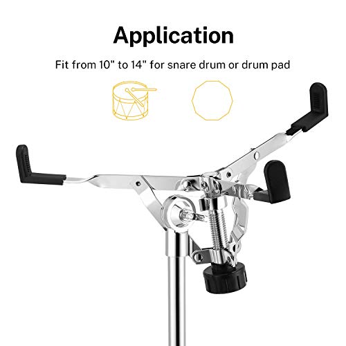 Donner EC2042 Snare Drum Stand, Adjustable Snare Stand Double Braced Extended thumb #1