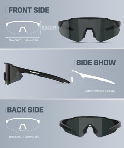 Polarized-Sunglasses-Men Sports Sun-Glasses Mens-Sunglasses: UV400 Protection for Cycling Fishing Golf4