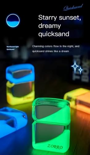 Encendedor ZORRO Night Glow Quicksand diseño Starry Sunset miniatura 3