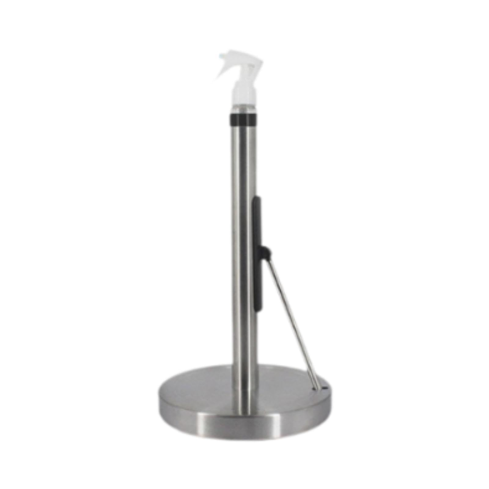 Soporte para Rollo de Cocina, Soporte para Toallas de Papel, Soporte para Rollo de Cocina Inoxidable para Encimera, Ideal para Viajes, Silver Base Eva, Individual
