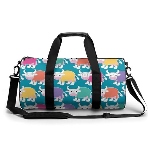 Sac de voyage vache pour weekend et camping le duffel bag parfait en randonnée