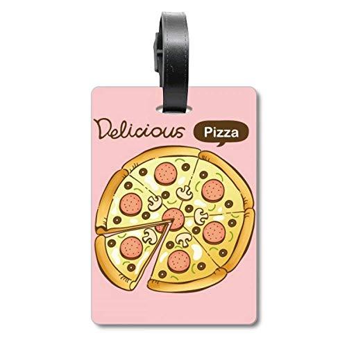 Étiquette bagage Pizza Saucisse Italie pour ne plus jamais perdre sa valise à l'aéroport
