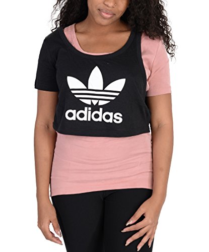 T-shirt rose Adidas femme L pour retrouver confort et style