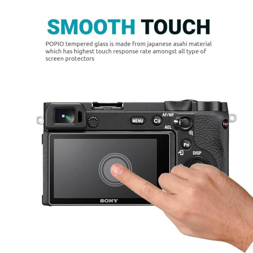 Image of TEKTONIC Military-Grade Gorilla Tempered Glass for Sony Alpha A6700 A7CII A7CR A7M4 A7M 4 A7IV A7IV A7MIV Camera (Transparent), With Installation Kit, 9H HD Ultra Clear Anti-Scratch Protective Glass Film, Bubble-Free Installation, Anti-Fingerprint Pack of 1