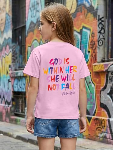 Image of Christian Shirts for Girls Faith Over Fear Shirt Religious Tees