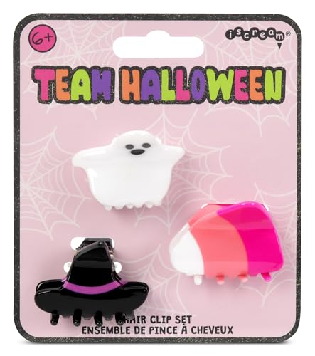 Pinces à cheveux Halloween 3,8 cm iscream accessoire coiffure fantôme et sorcière