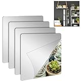 Photo Gallery cashmuch set di 4 specchi acrilici autoadesivi piastrelle a specchio 2 mm di spessore flessibili infrangibili adesivi riflettenti quadrati specchio da parete Photo Gallery cashmuch set di 4 specchi acrilici autoadesivi piastrelle a specchio 2 mm di spessore flessibili infrangibili adesivi riflettenti quadrati specchio da parete