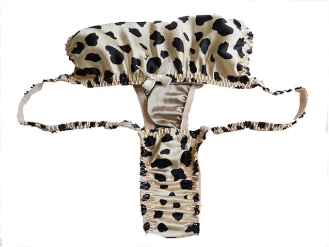 6pcs Women's Silk G-Strings Thongs Panties Flower - Image 7