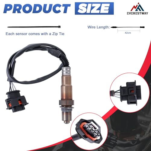 Sensor de oxígeno compatible 2013-2018 Buick Encore Chevrolet miniatura 2